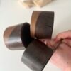 doseur en bois ébène pour lessive poudre, farine, sucre...